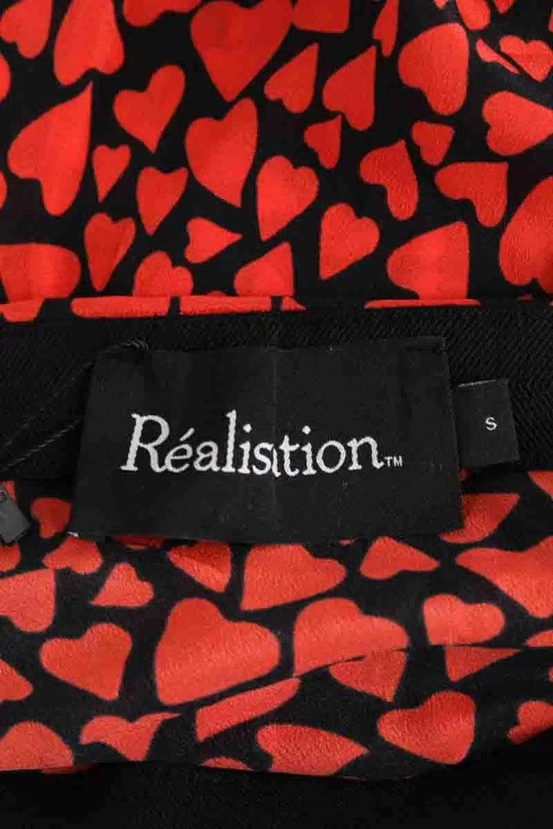 Jupe Réalisation Rouge en Soie