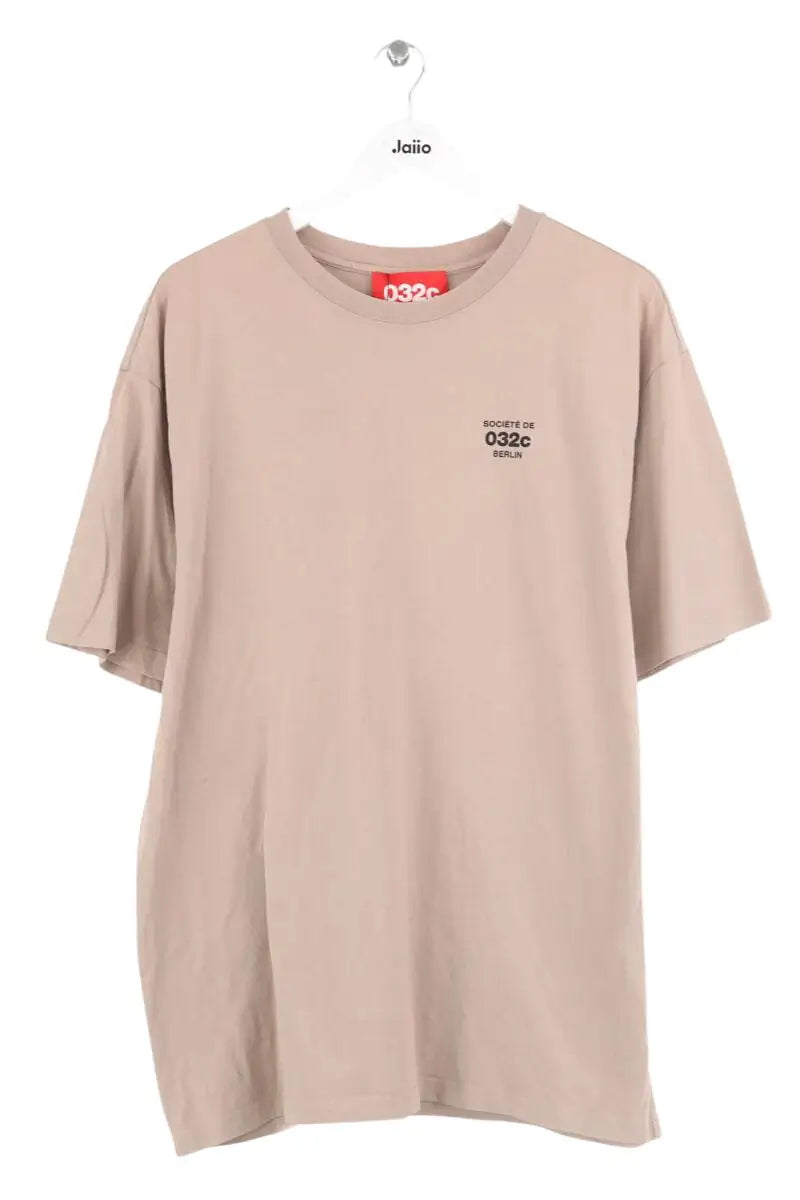 T-shirt 032c Beige en Coton, taille M - Seconde Main