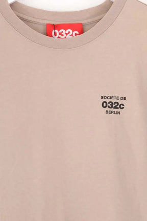 T-shirt 032c Beige en Coton