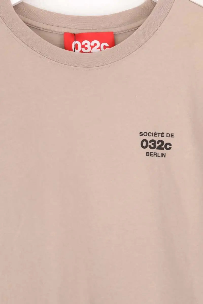 T-shirt 032c Beige en Coton