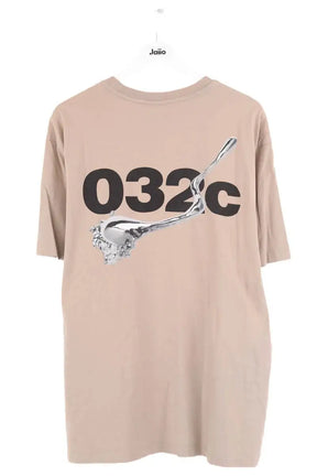 T-shirt 032c Beige en Coton