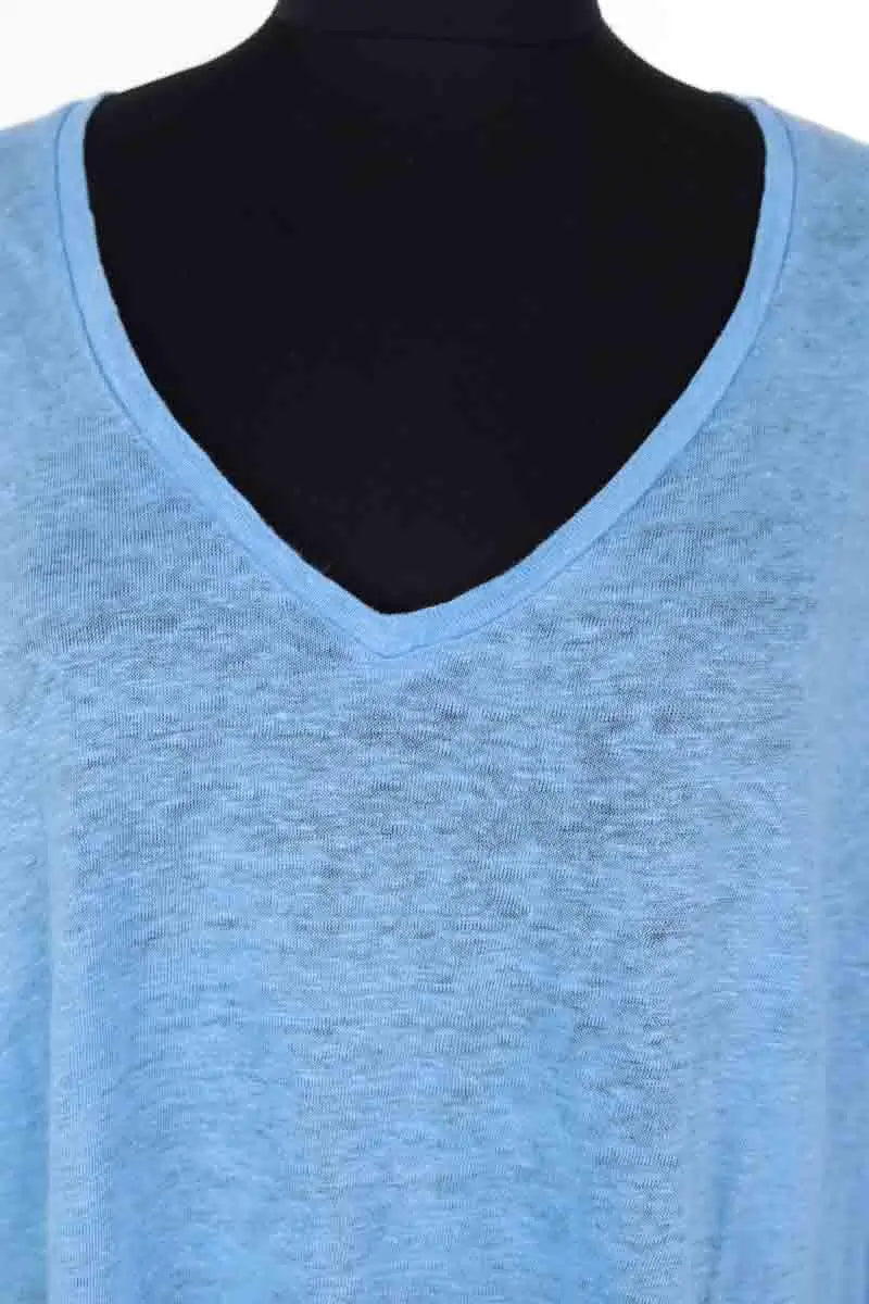 T-shirt à manches longues Notshy Bleu en Cachemire