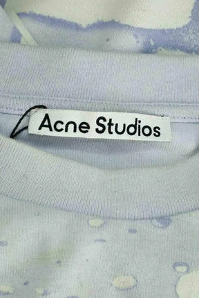 T-shirt Acne Studios Bleu en Coton