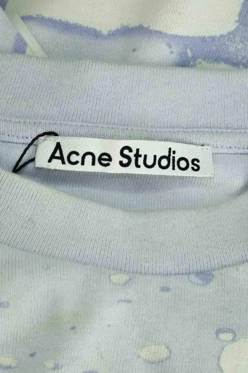 T-shirt Acne Studios Bleu en Coton