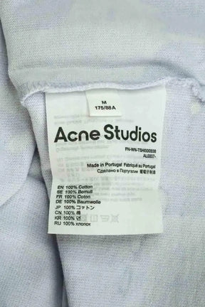T-shirt Acne Studios Bleu en Coton