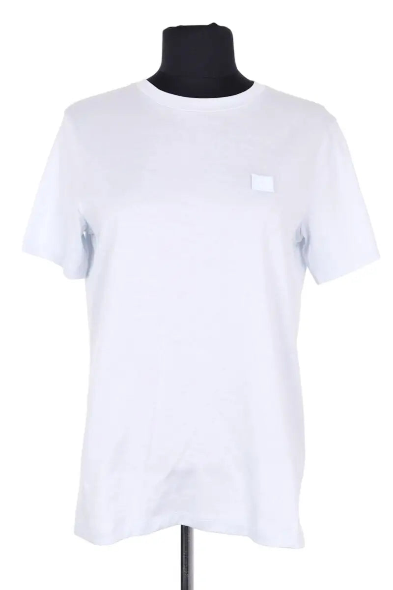 T-shirt Acne Studios Bleu en Coton, taille XXS - Seconde Main