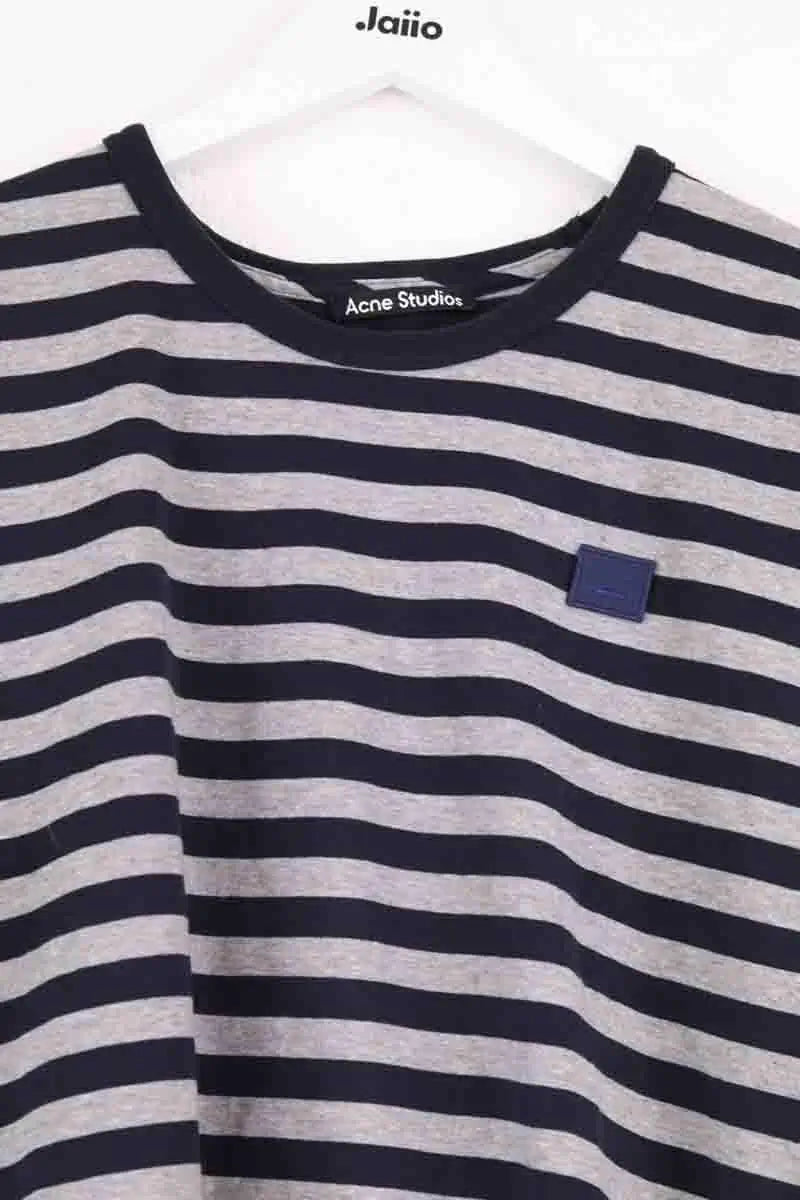 T-shirt Acne Studios Gris en Coton