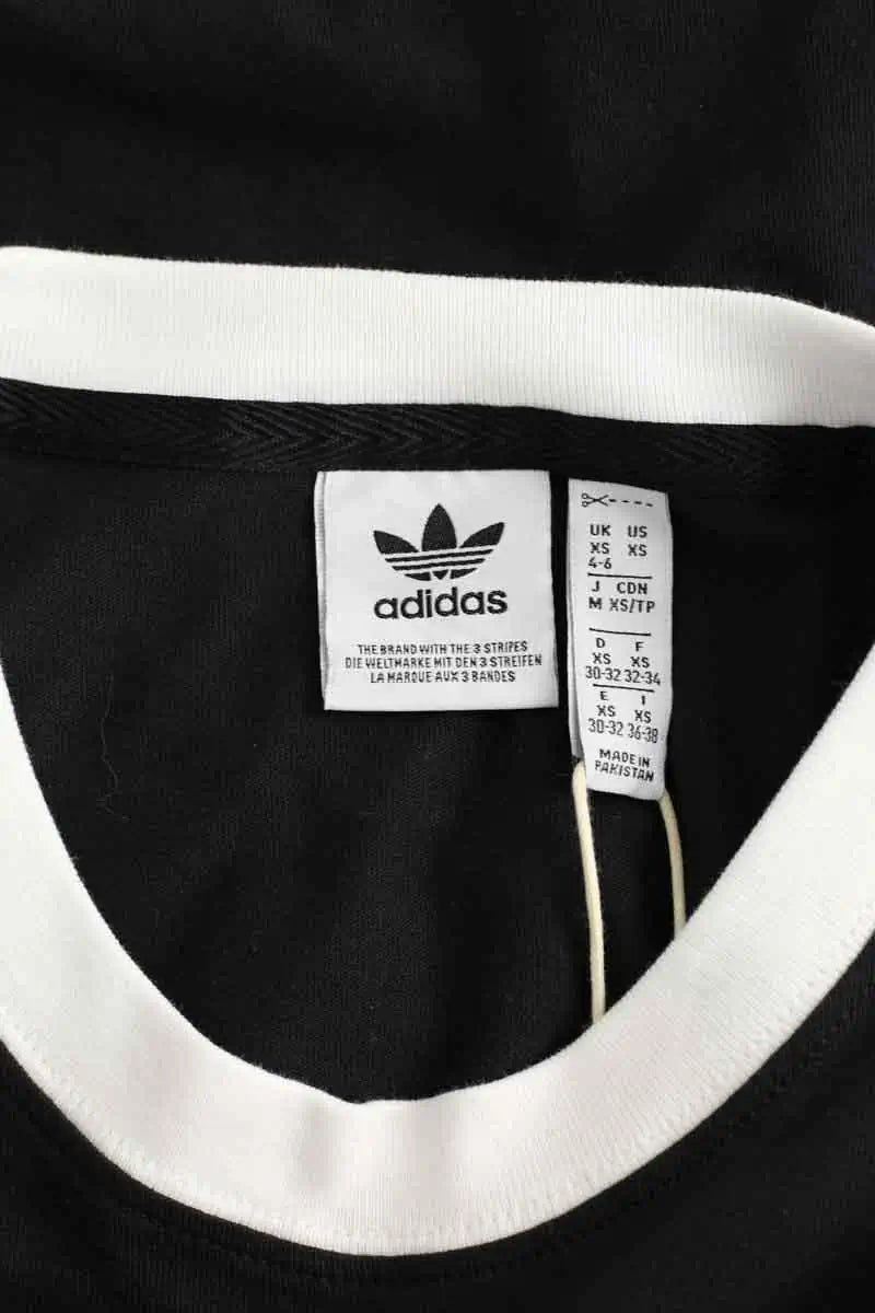 T-shirt Adidas Noir en Coton