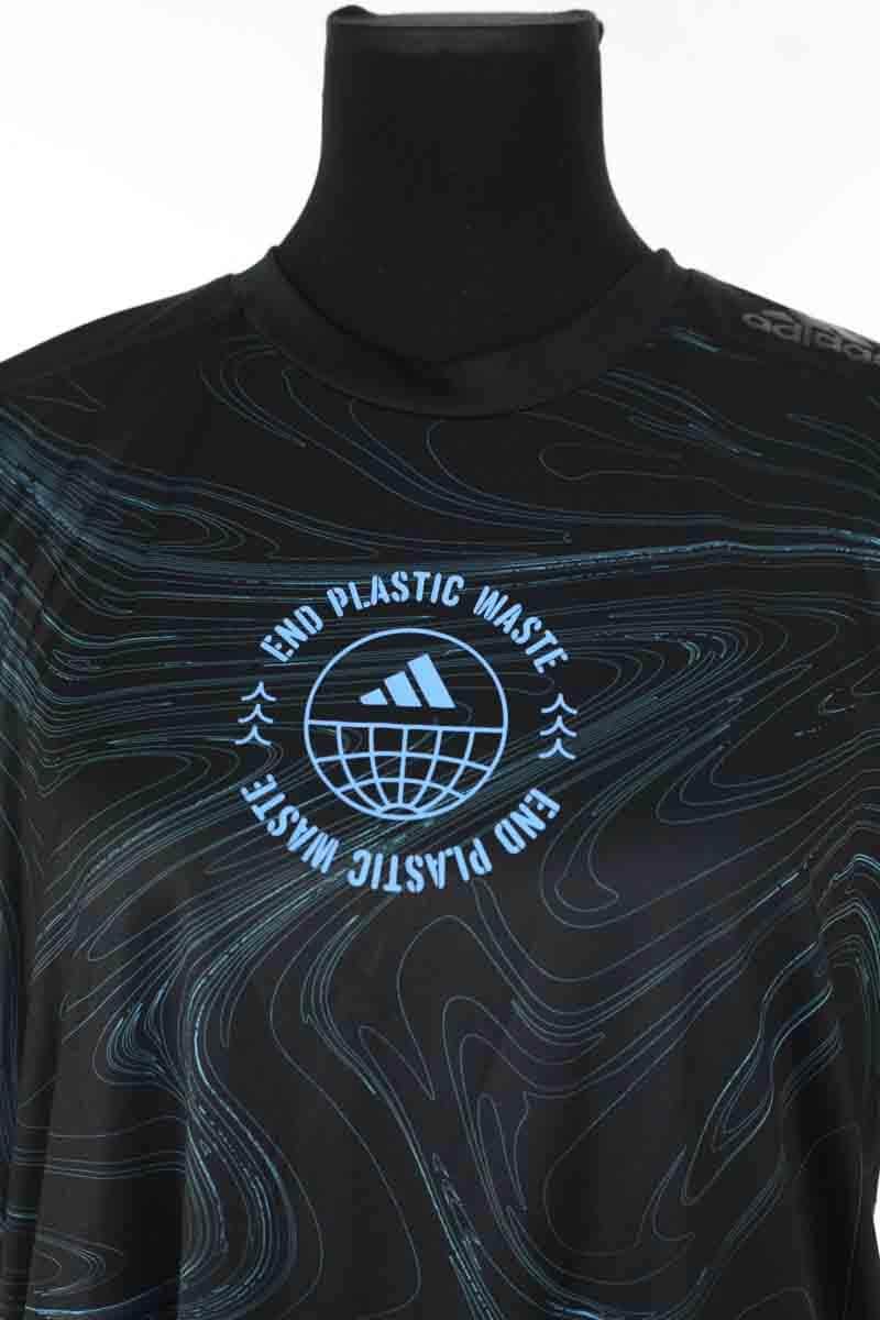 T-shirt Adidas Noir en Polyester