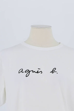 T-shirt Agnès B. Blanc en Coton