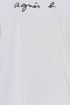T-shirt Agnès B. Blanc en Coton