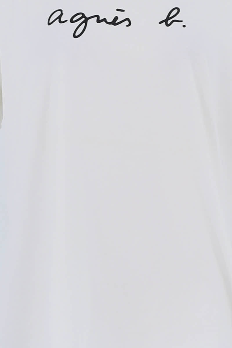 T-shirt Agnès B. Blanc en Coton