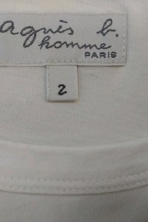 T-shirt Agnès B. Blanc en Coton