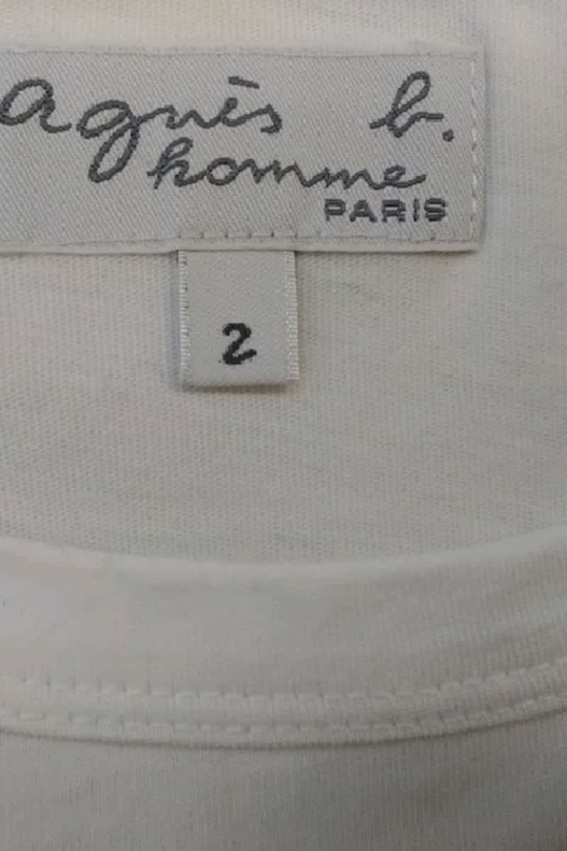 T-shirt Agnès B. Blanc en Coton