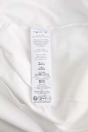 T-shirt Agnès B. Blanc en Coton