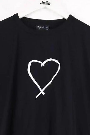 T-shirt Agnès B. Noir en Coton
