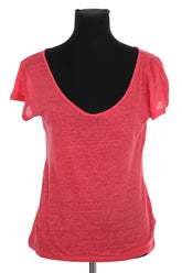 T-shirt Agnès B. Rouge en Coton, taille S - Seconde Main