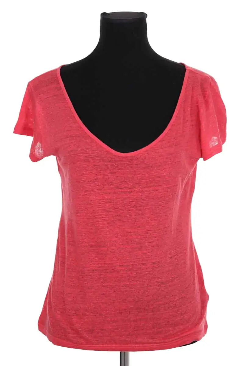 T-shirt Agnès B. Rouge en Coton, taille S - Seconde Main
