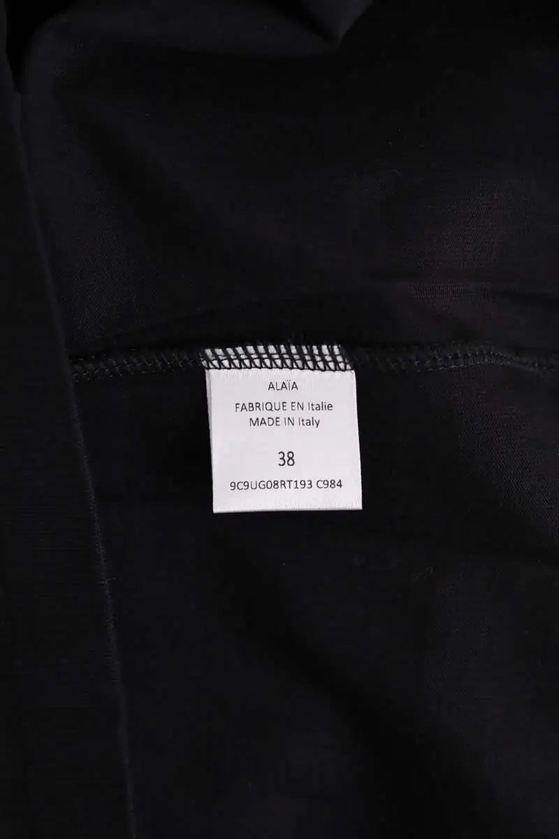 T-shirt Alaïa Noir en Coton