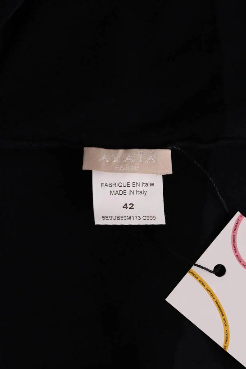 T-shirt Alaïa Noir en Viscose