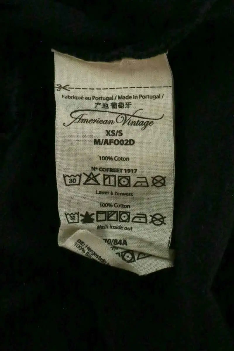 T-shirt American Vintage Anthracite en Coton
