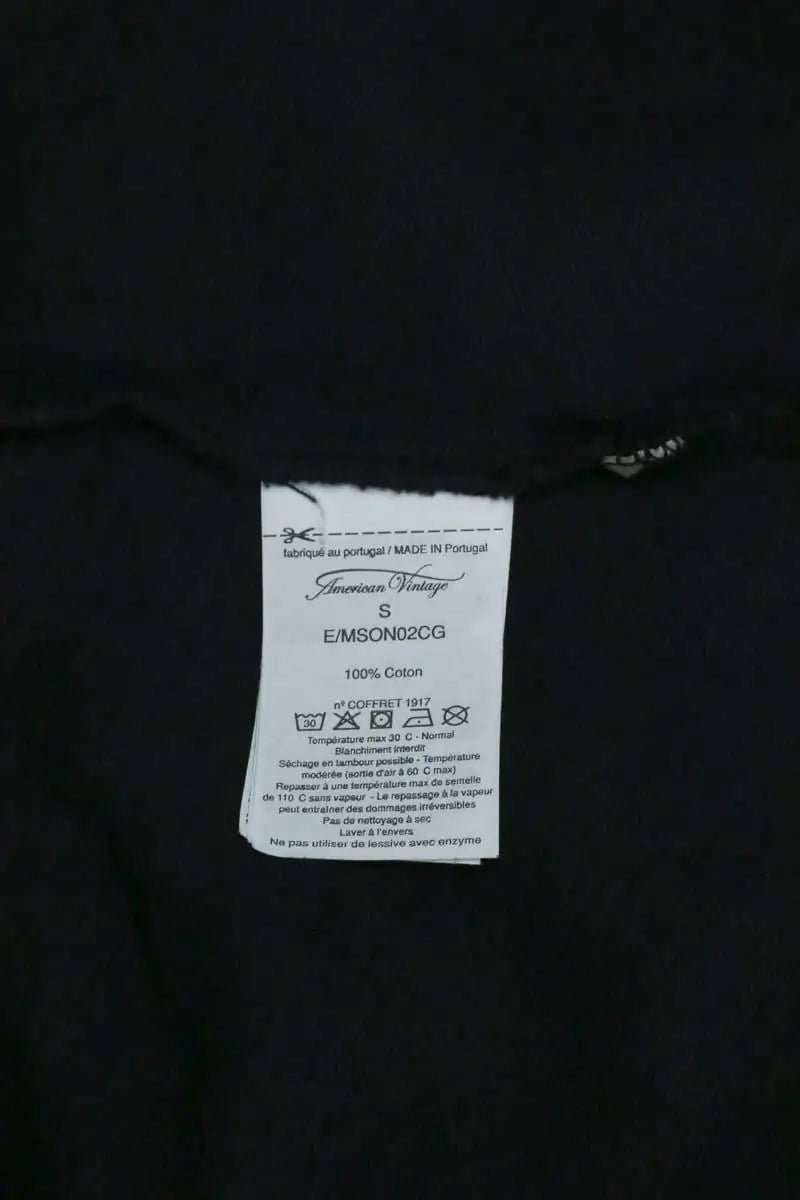 T-shirt American Vintage Anthracite en Coton