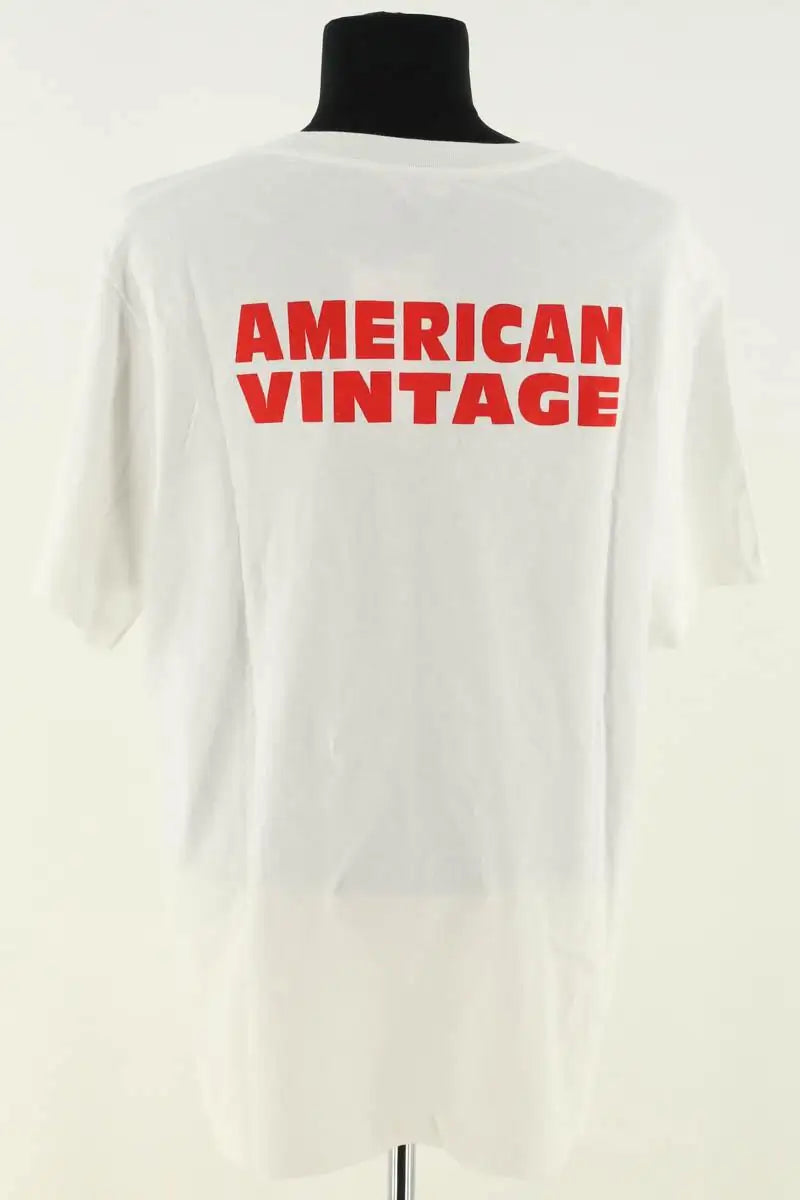 T-shirt American Vintage Blanc en Coton