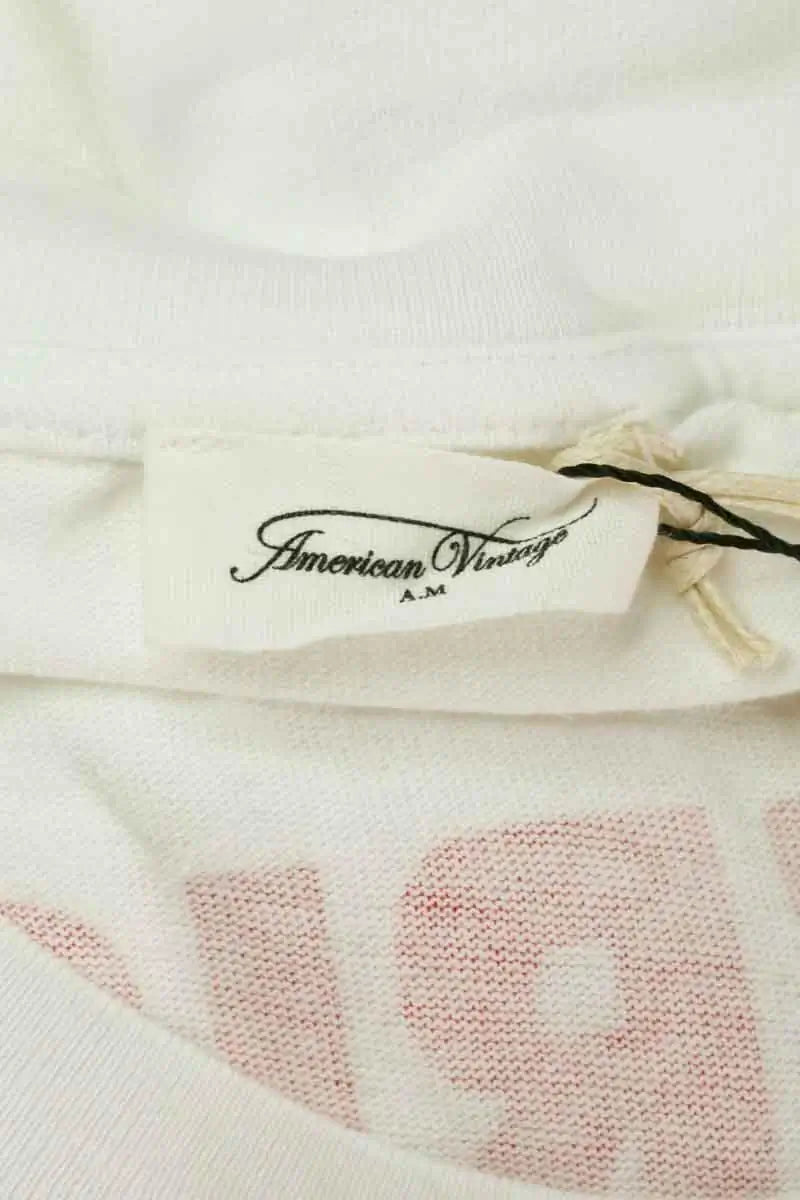 T-shirt American Vintage Blanc en Coton