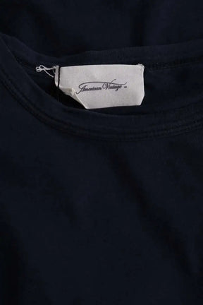 T-shirt American Vintage Bleu en Coton