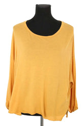 T-shirt American Vintage Jaune en Coton, taille S - Seconde Main
