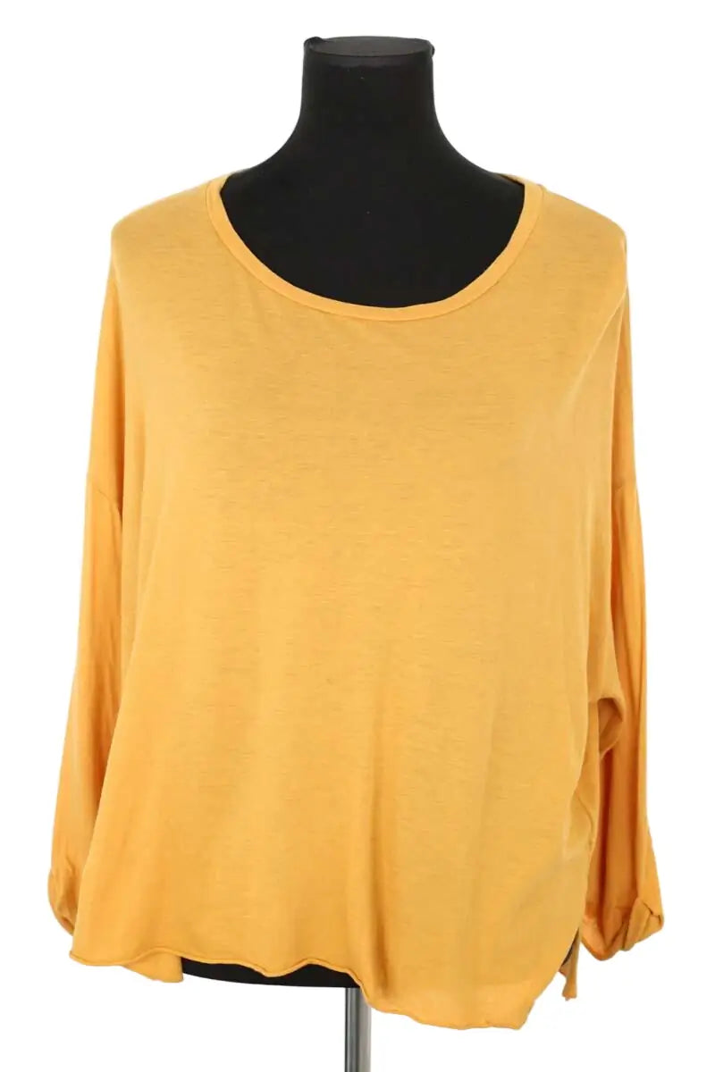 T-shirt American Vintage Jaune en Coton, taille S - Seconde Main