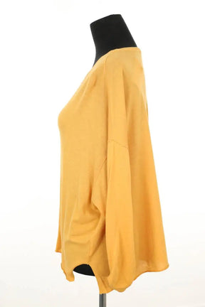T-shirt American Vintage Jaune en Coton