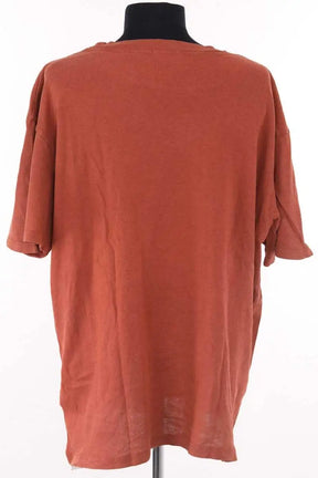 T-shirt American Vintage Marron en Coton