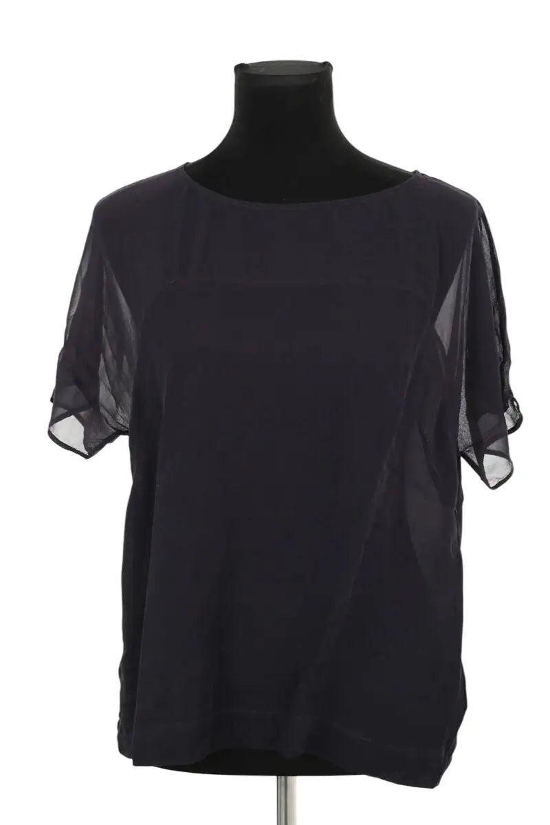 T-shirt American Vintage Noir en Soie, taille M - Seconde Main