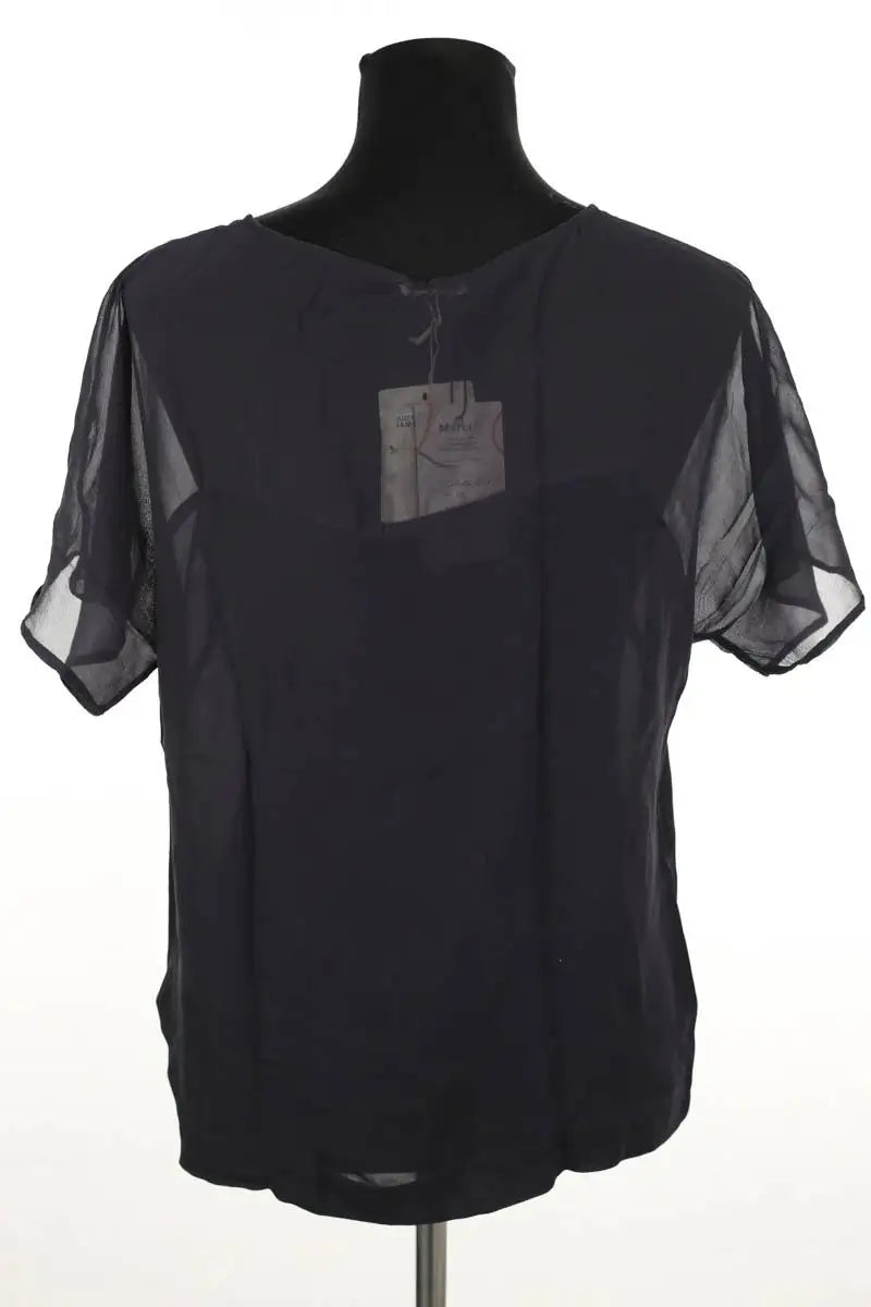 T-shirt American Vintage Noir en Soie