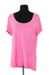 T-shirt American Vintage Rose en Coton, taille M - Seconde Main