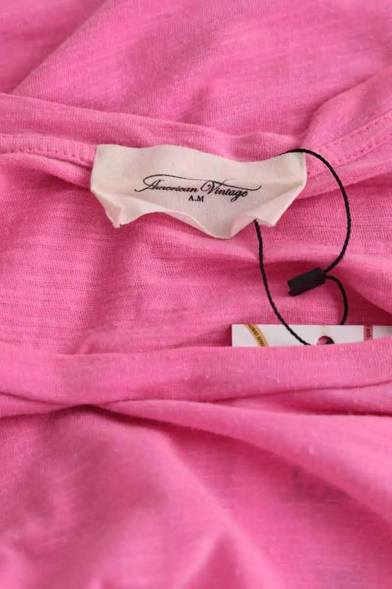 T-shirt American Vintage Rose en Coton