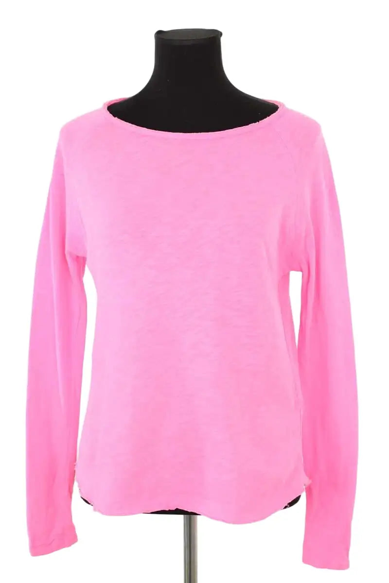 T-shirt American Vintage Rose en Coton, taille S - Seconde Main