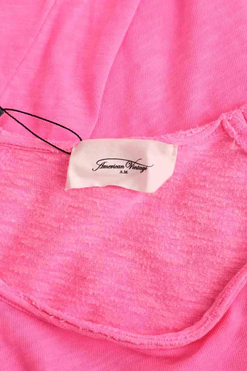 T-shirt American Vintage Rose en Coton