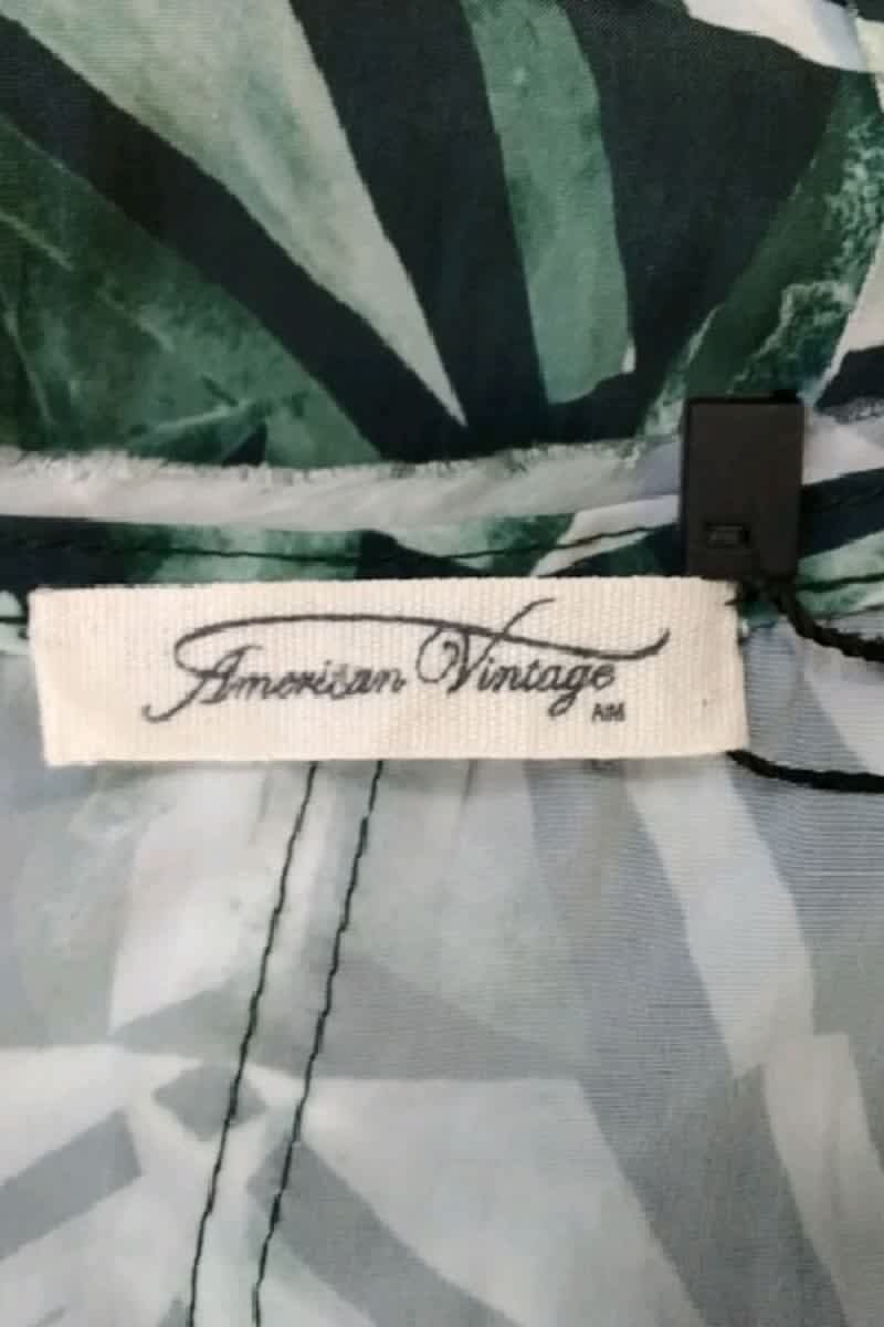 T-shirt American Vintage Vert en Synthétique