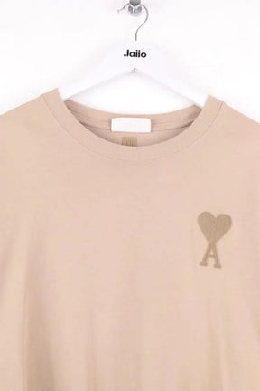 T-shirt Ami Beige en Coton