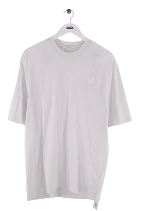 T-shirt Ami Blanc en Coton, taille XL - Seconde Main