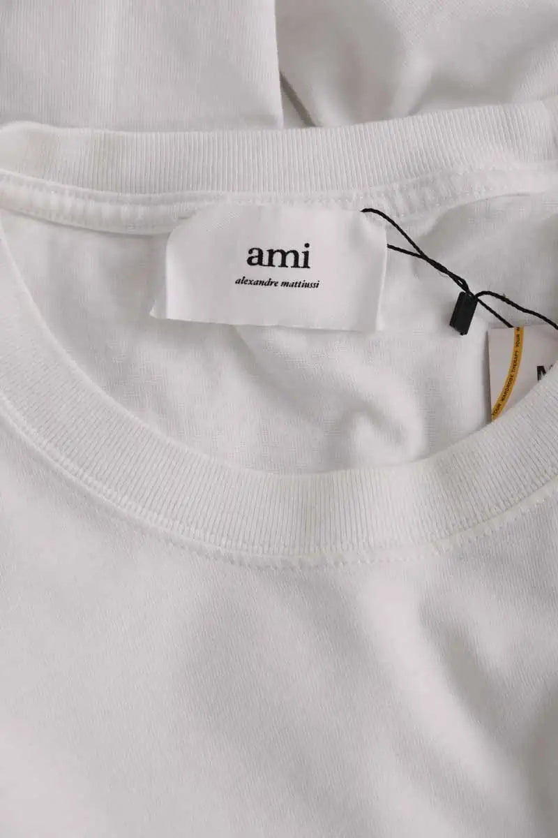 T-shirt Ami Blanc en Coton