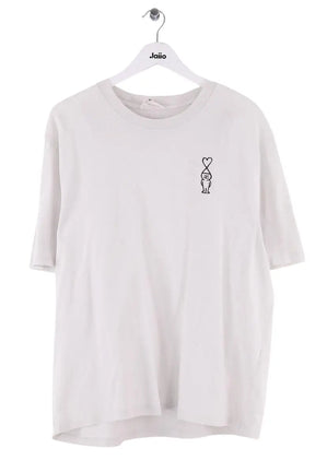 T-shirt Ami Jean Jullien Blanc en Coton, taille XL - Seconde Main
