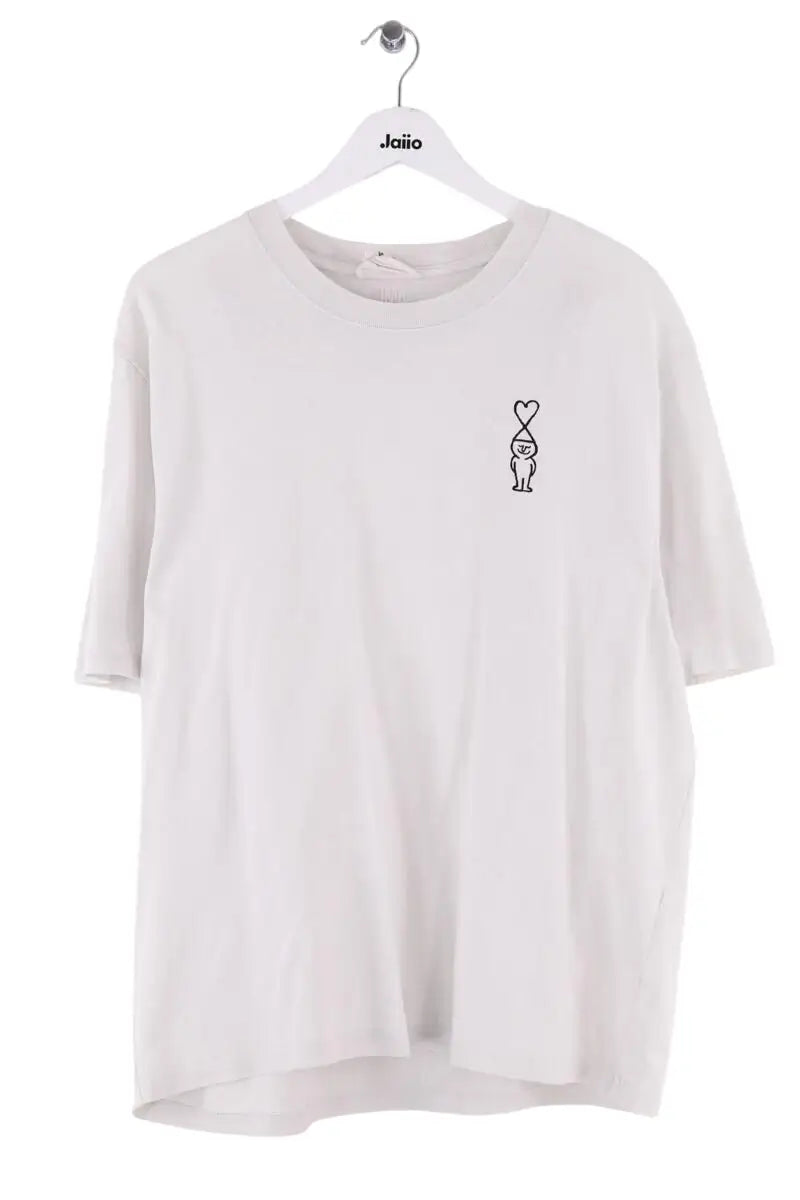 T-shirt Ami Jean Jullien Blanc en Coton, taille XL - Seconde Main