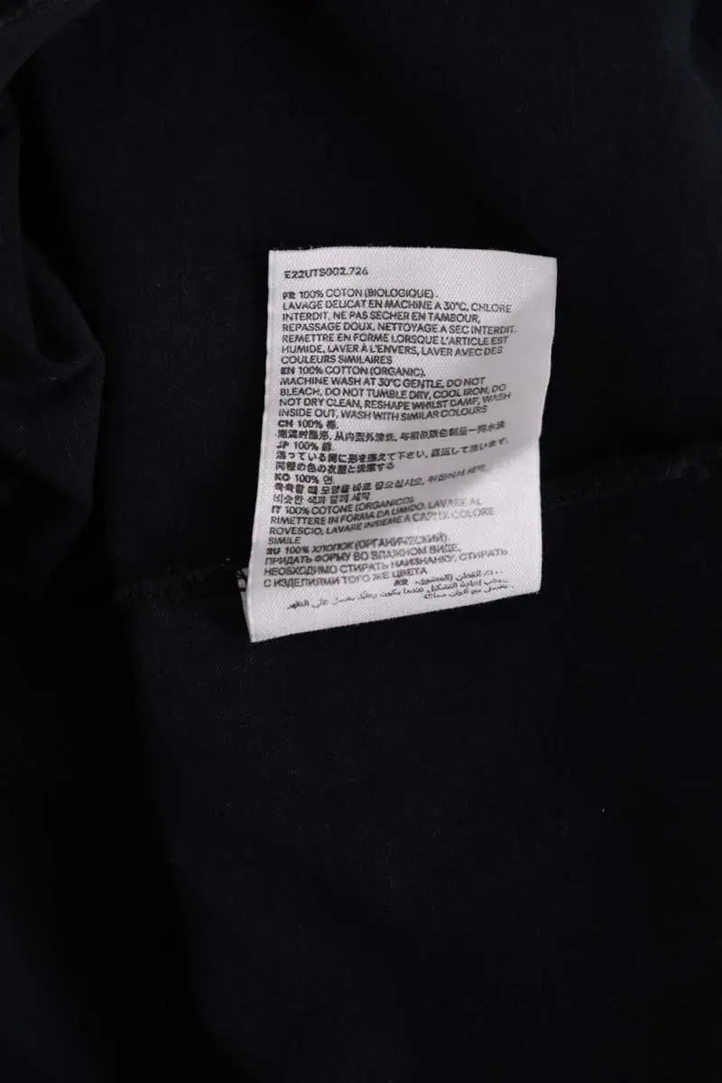 T-shirt Ami Noir en Coton