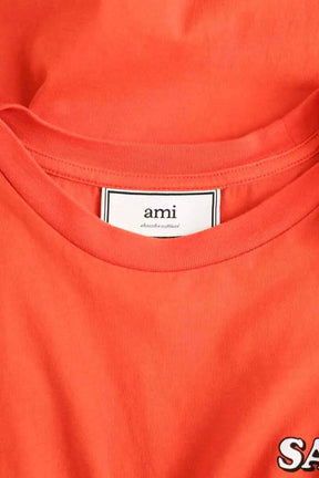 T-shirt Ami Orange en Coton