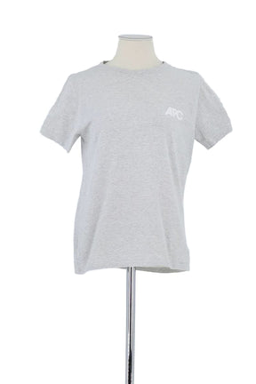 T-shirt APC Gris en Coton, taille S - Seconde Main