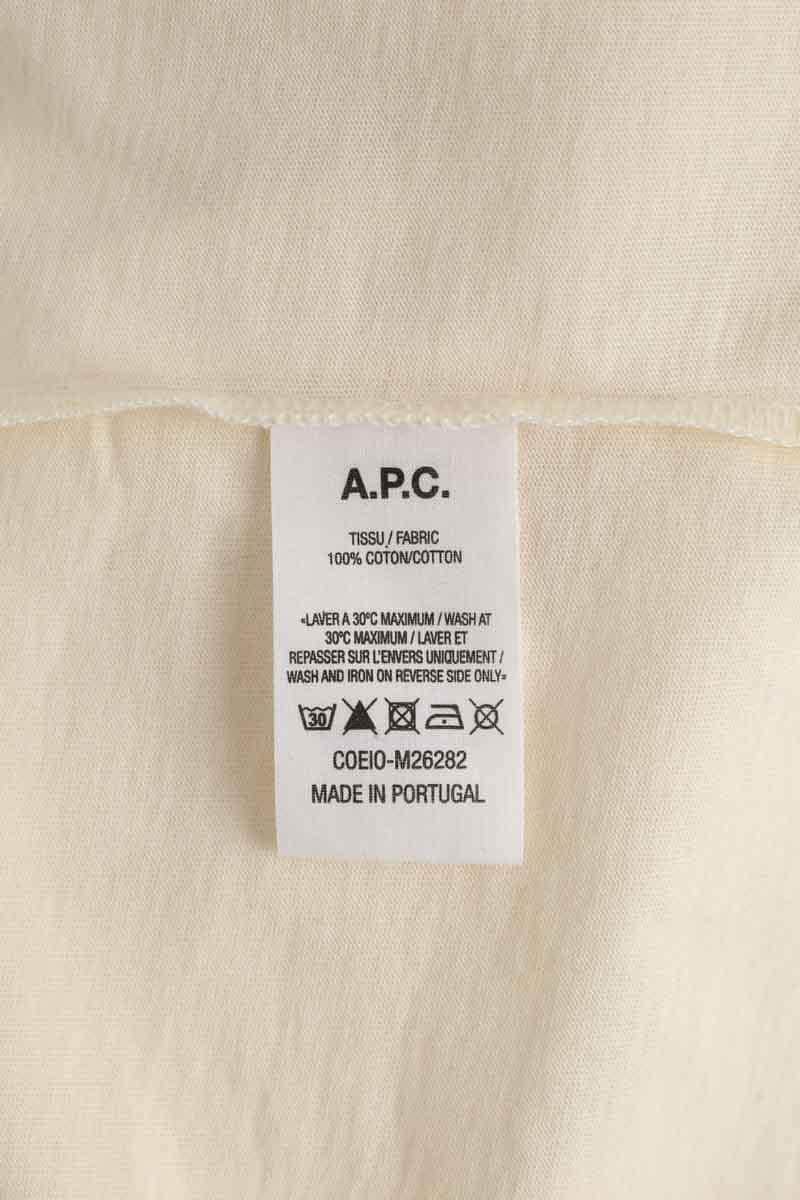 T-shirt APC Jaune en Coton