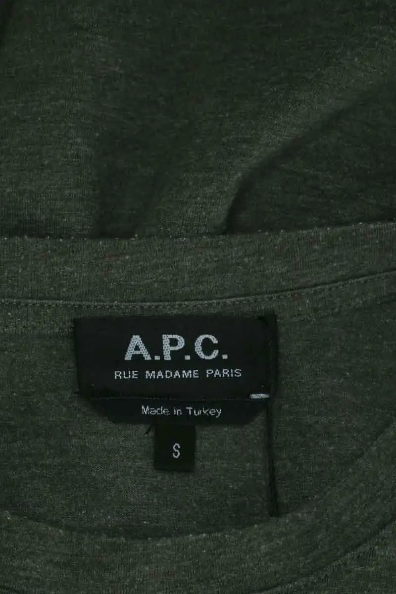 T-shirt APC Kaki en Coton